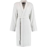 Cawö Cawö Dames Badjas 1214 Weiss-silber 42 - thumbnail