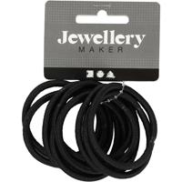 Creativ Company Haarelastiek, d 45 mm, zwart, 10 stuk/ 1 doos - thumbnail