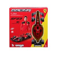 Bburago F1 KIT Ferrari SF23 mit Helm, #16 Leclerc 1:24 Auto - thumbnail
