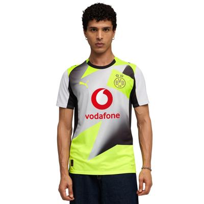 Borussia Dortmund Uit Shirt Senior 2025/2026 - Maat M - Kleur: ZwartGeelGrijs | Soccerfanshop Borussia Dortmund Uit Shirt Senior 2025/2026 - Maat M - Kleur: ZwartGeelGrijs | Soccerfanshop