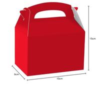 Apple Red Party Boxes x15 - thumbnail