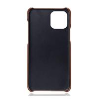 Casecentive Leren Back case iPhone 14 Pro bruin - thumbnail