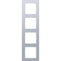 Jung A Creation afdekraam 4-voudig aluminium