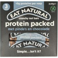 Eat Natural Crunchy pinda choco 3 x 40 gram 120 Gram - thumbnail