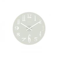 NeXtime klok 2472 mirror glass, ø43 cm, wall, white - thumbnail