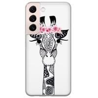 Samsung Galaxy S22 Plus siliconen hoesje - Giraffe - thumbnail