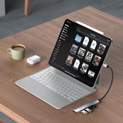 Satechi USB-C 6-in-1 Slim multiport adapter (4K) - Silver