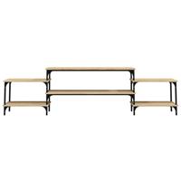 Tv-meubel 197x35x52 cm bewerkt hout sonoma eikenkleurig - thumbnail