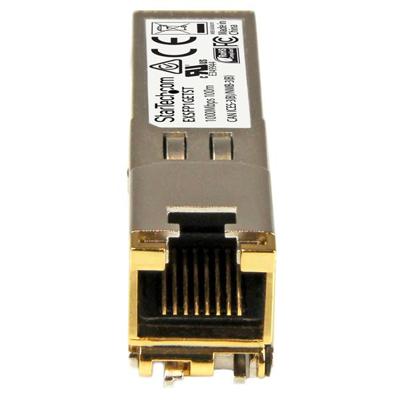 .com Juniper EX-SFP-1GE-T compatibel SFP Transceiver module - 101001000BASE-T - 101001000 Mbps - koper RJ45 - 100 m - SFP (mini-GBIC) transceivermodule (gelijk aan: Juniper EX-SFP-1GE-T) - GigE .com Juniper EX-SFP-1GE-T compatibel SFP Transceiver module - 101001000BASE-T - 101001000 Mbps - koper RJ45 - 100 m - SFP (mini-GBIC) transceivermodule (gelijk aan: Juniper EX-SFP-1GE-T) - GigE