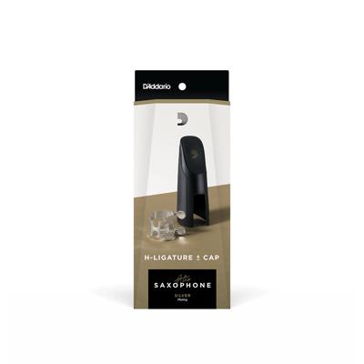 D'Addario Woodwinds HAS1S H-Ligature & Cap Silver Plated voor altsax