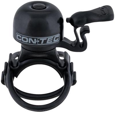 CONTEC mini fietsbel "mini bing" ct bell mini bing black / grey