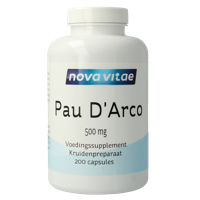 Nova Vitae Pau d'arco 500mg extract 5:1 200 Capsules - thumbnail