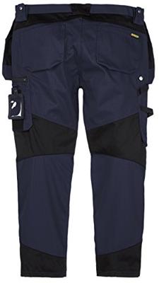 Blåkläder Werkbroek met spijkerzakken 15551860 | Donker marineblauw/Zwart | Maat C56 - 7330509590218