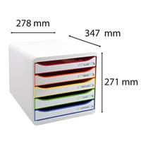 Exacompta ladenblok Big-Box Plus Classic wit/harlekijn/wit - thumbnail