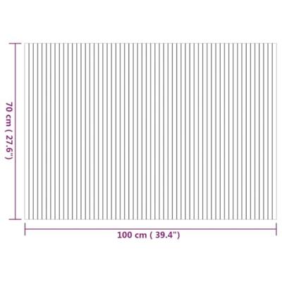 Vloerkleed rechthoekig 70x200 cm bamboe naturel Vloerkleed rechthoekig 70x200 cm bamboe naturel