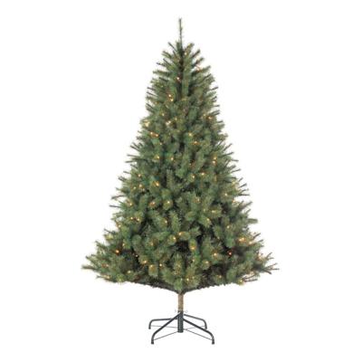 Kunstkerstboom Norwood groen H155 x dia. 97 cm met 200 LED warm wit Black Box - Black box