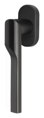 Formani Rivio by Gensler GL101-DK-O draaikiepgarnituur niet afsluitbaar rechtsdraaiend - PVD mat zwart