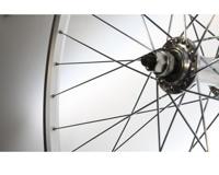 Voorwiel 20x1.75 alu zilver blank - thumbnail