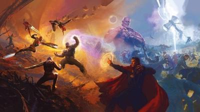 Komar Into Adventure Fotobehang Marvel - Avengers - Epic Battles Two Worlds - IADX10-076