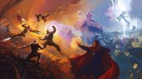Komar Into Adventure Fotobehang Marvel - Avengers - Epic Battles Two Worlds - IADX10-076 - thumbnail