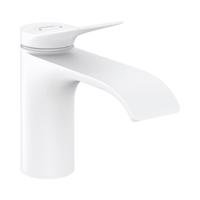 Hansgrohe Wastafelmengkraan Vivenis Eengreeps 80 Zonder Afvoer Mat Wit - thumbnail