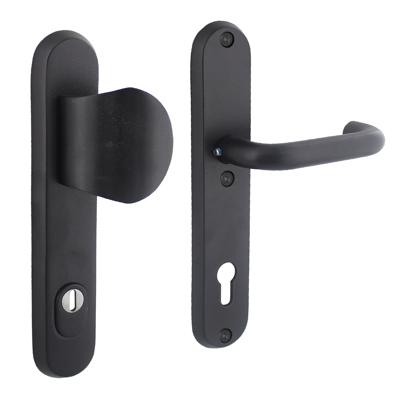 Intersteel VoordeurbeslagVurano PC 92mm kerntrekbeveiliging zwart - 0023.396049