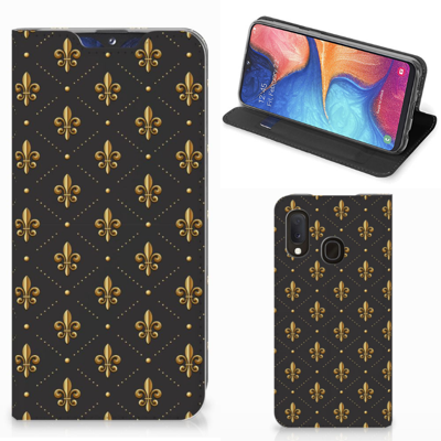 Samsung Galaxy A20e | Hoesje met Magneet | Franse Lelie Samsung Galaxy A20e | Hoesje met Magneet | Franse Lelie