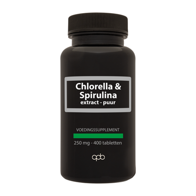 APB Holland Chlorella & Spirulina extract puur 250mg 400 Tabletten