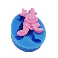 Christmas Fondant Deer Head DIY Cake Decoration Chocolate Baking Mold - thumbnail