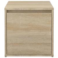 VidaXL Opbergbox met lade 40,5x40x40 cm bewerkt hout sonoma eikenkleur - thumbnail