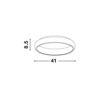 Lyora PlafondlampAlbi grijs Ø 41cm - 8105615 - thumbnail