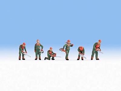 NOCH 0036061 N Bosbouwarbeiders figuren Geverfd, Staand