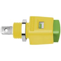 Schützinger Sneldrukklem Groen-geel 16 A 1 stuk(s) - thumbnail