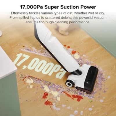 ROBOROCK FLEXI LITE - Draadloze nat- en droogzuiger - 17.000 Pa - FlatReach - Zelfreinigend en automatisch drogend