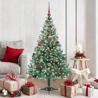 VidaXL Kunstkerstboom met 150 led groen 150 cm pvc en staal - thumbnail