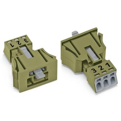 WAGO 890-773/073-000 Netstekker 890 Stekker Totaal aantal polen: 3 16 A Lichtgroen 50 stuk(s)