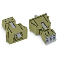 WAGO 890-773/073-000 Netstekker 890 Stekker Totaal aantal polen: 3 16 A Lichtgroen 50 stuk(s) - thumbnail