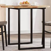 Tafelblad rond 90x2 cm massief acaciahout - thumbnail