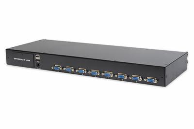 Digitus DS-72213 KVM-switch Rack-montage Zwart Digitus DS-72213 KVM-switch Rack-montage Zwart