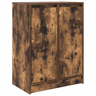 Dressoir 57x34x76 cm bewerkt hout gerookt eikenkleurig Dressoir 57x34x76 cm bewerkt hout gerookt eikenkleurig