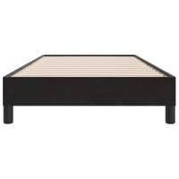 Bedframe zonder matras 100x220 cm fluweel zwart - thumbnail
