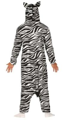 Zebra Jumpsuit met Capuchon
