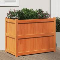 VidaXL Plantenbak 90x50x70 cm massief grenenhout wasbruin - thumbnail