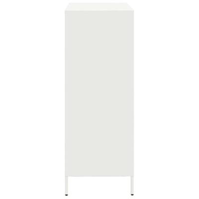 Hoge kast 39x35x103,5 cm staal zwart