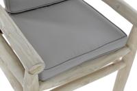 Tuinstoel DKD Home Decor Natuurlijk Lichtgrijs Teakboom 65 x 80 x 92 cm - thumbnail
