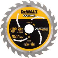 DeWALT Cirkelzaagblad voor Hout | Extreme Runtime | Ø 190mm Asgat 30mm 24T - DT99562-QZ - thumbnail