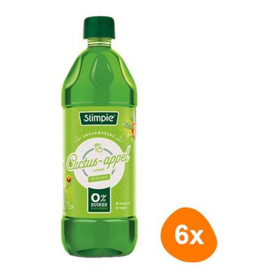 Slimpie - Cactus-Appel Siroop- 6x 650ml