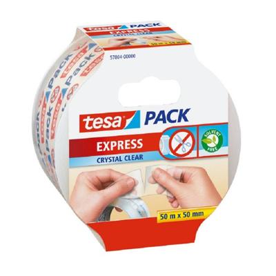 tesa EXPRESS 57804-00000-01 Pakband tesapack Transparant (l x b) 50 m x 50 mm 1 stuk(s) tesa EXPRESS 57804-00000-01 Pakband tesapack Transparant (l x b) 50 m x 50 mm 1 stuk(s)