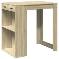 Bartafel 102x70x103,5 cm bewerkt hout sonoma eikenkleurig - thumbnail