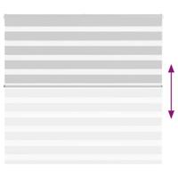 VidaXL Zebra rolgordijn 160x150 cm stofbreedte 155,9 cm lichtgrijs - thumbnail